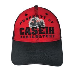 Property of Caseih Agriculture Strapback Hat Multicolor OSFM Adjustable 540 Max